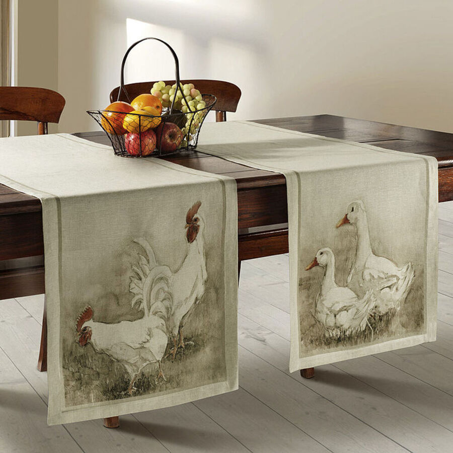 Chemin de table: Ce linge de table de style campagnard ...