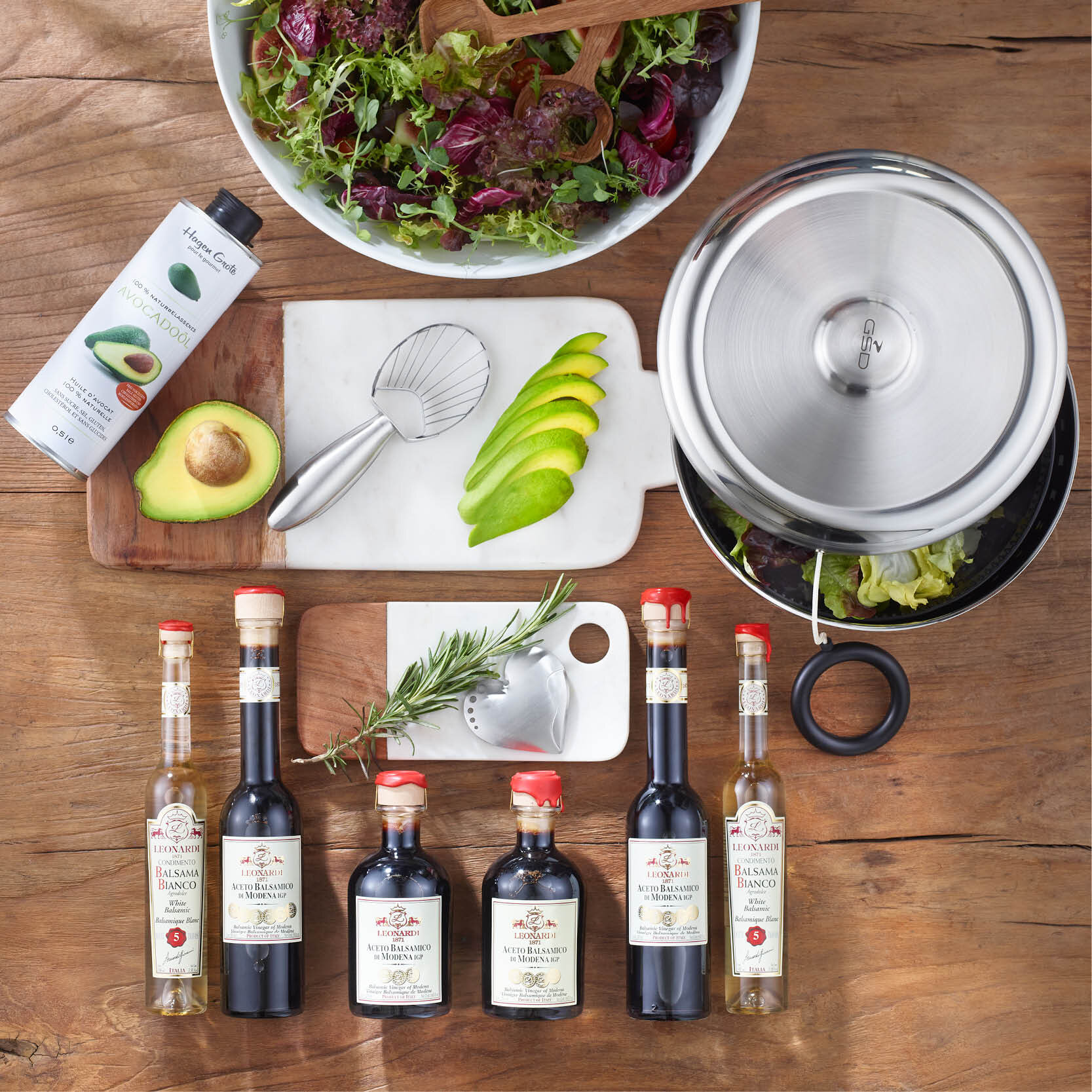 Tout pour prparer les salades