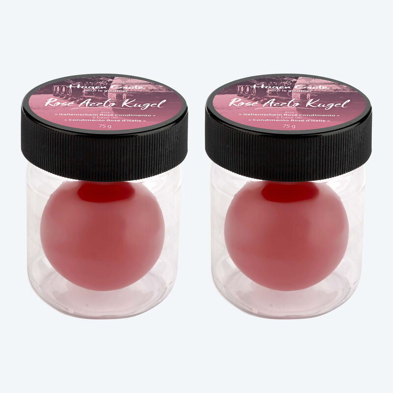  Nouveauté mondiale « Boule Condimento Rosé » - produit fin à base de moût de raisin