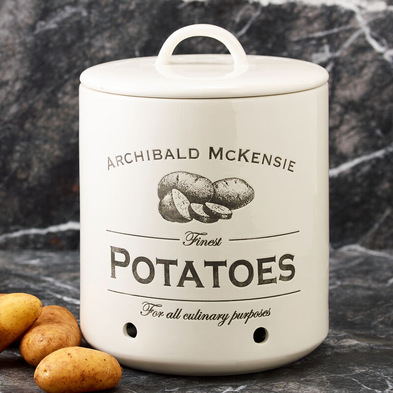 Le pot de conservation traditionnel style cottage anglais conserve les pommes de terre fraîches plus longtemps Photo 2