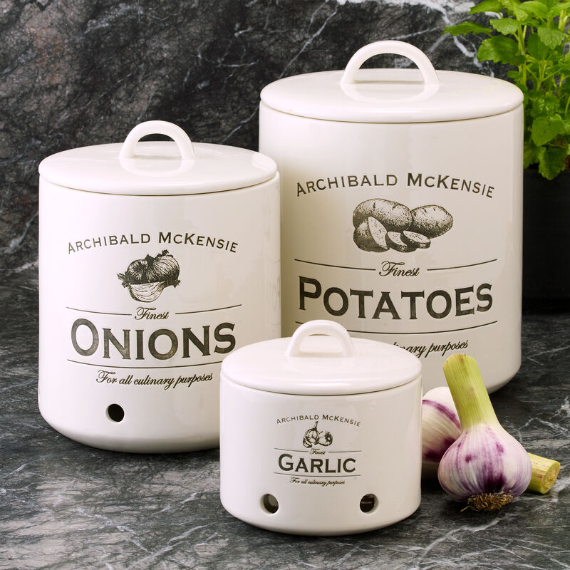 Le pot de conservation traditionnel style cottage anglais conserve les pommes de terre fraîches plus longtemps Photo 3