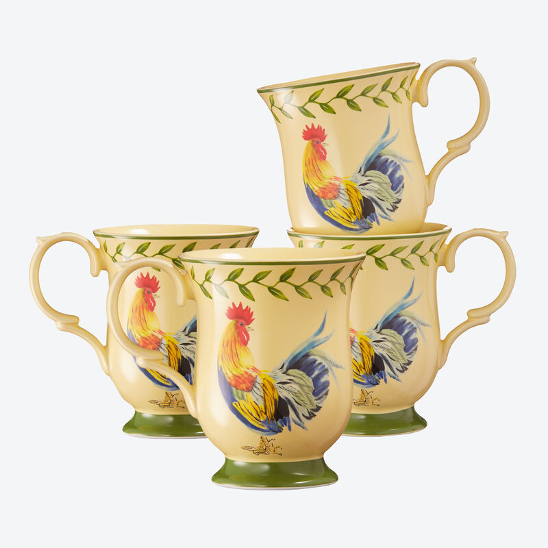 Vaisselle au motif traditionnel de coq : mugs Photo 3