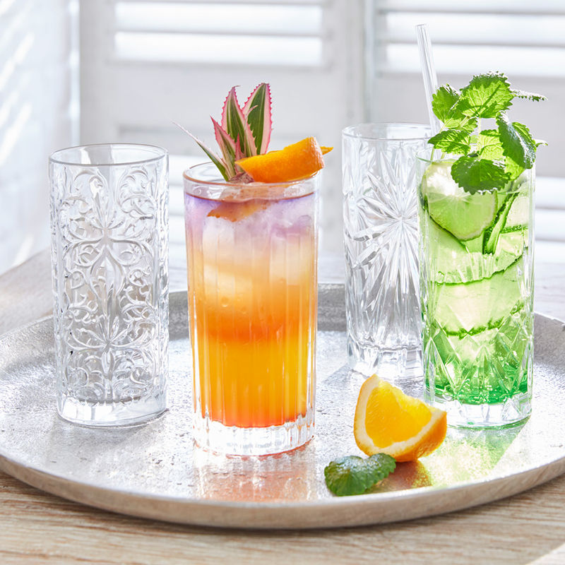 Des verres à long drink exclusifs en cristal à la coupe élaborée pour savourer avec style Photo 2