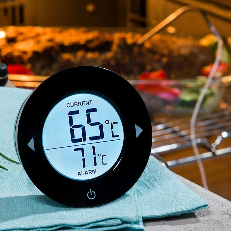 Thermomètre à viande numérique super précis pour BBQ et four : extrêmement résistant à la chaleur Photo 4