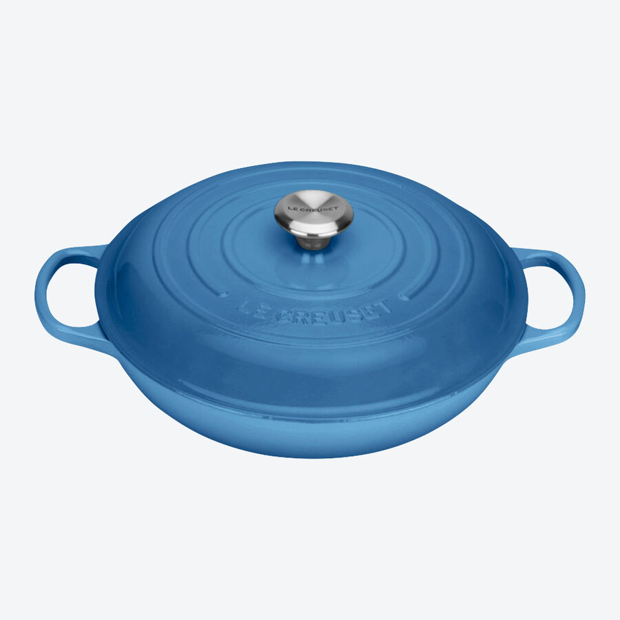 Poêle bistrot en fonte Le Creuset avec couvercle Hagen Grote GmbH