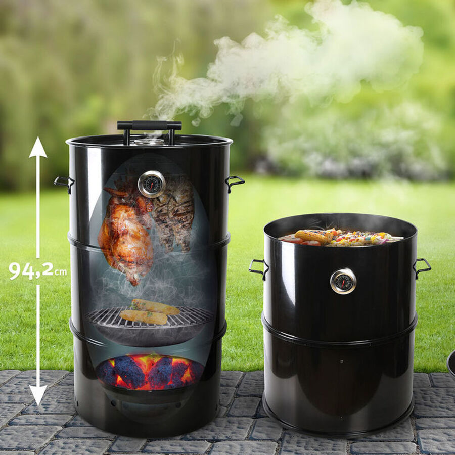 Barbecuetonneau griller, mais aussi fumer ou braiser poisson et viande Hagen Grote GmbH