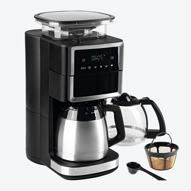 Machine à café parfaite : broyeur intégré, verseuse thermo, filtre or permanent Photo 4