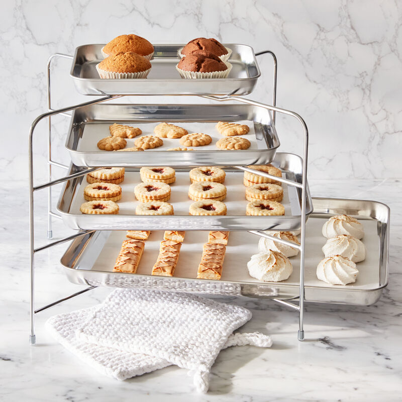 Support pour plaques de pâtisserie - pour refroidir ou entreposer vos biscuits Photo 2
