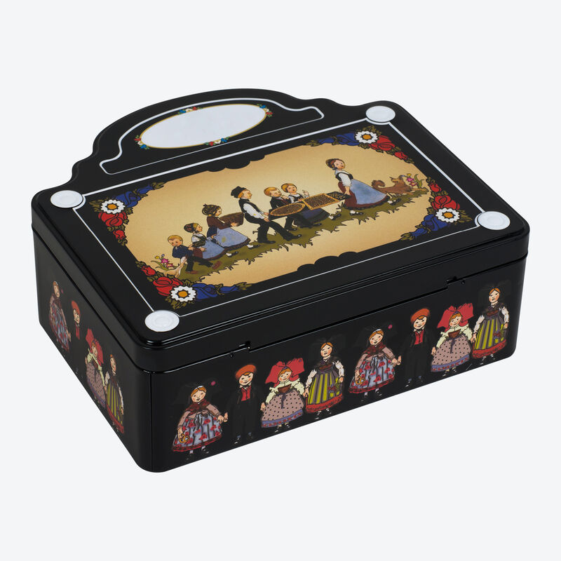 Délicieux biscuits alsaciens dans une charmante boîte décorative réutilisable Photo 3