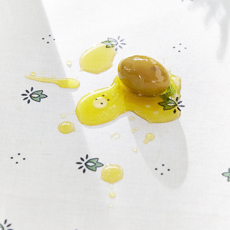 Nappe : linge de table méditerranéen enduit au motif d'olives Photo 3