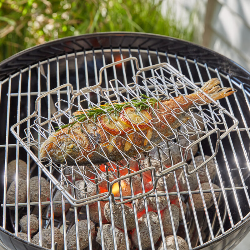 Panier à barbecue : mieux griller les poissons délicats, les légumes tendres, les viandes fines Photo 2
