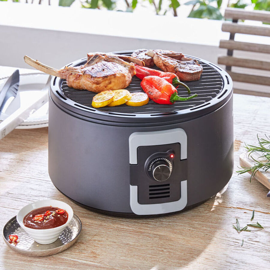Barbecue de table au charbon, sans fumée prêt à l'emploi en 5 minutes