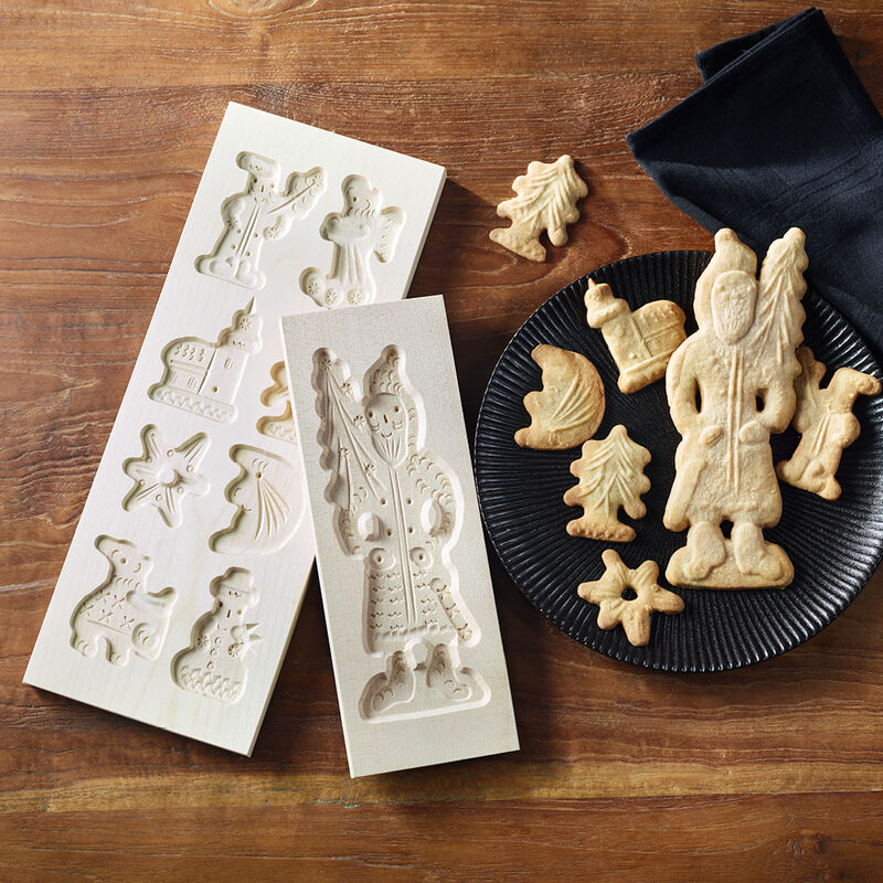 Moule à spéculoos 8 motifs pour de magnifiques biscuits de Noël Photo 2