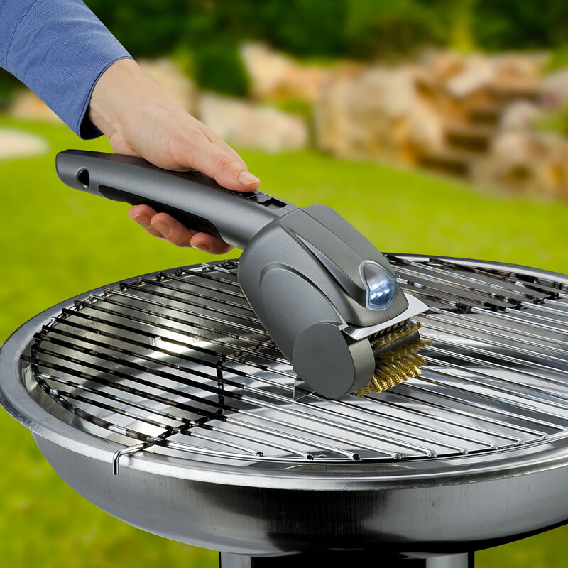 Nettoyeur électrique pour grilles de barbecue : des brosses rotatives éliminent même la saleté brûlée et incrustée Photo 2