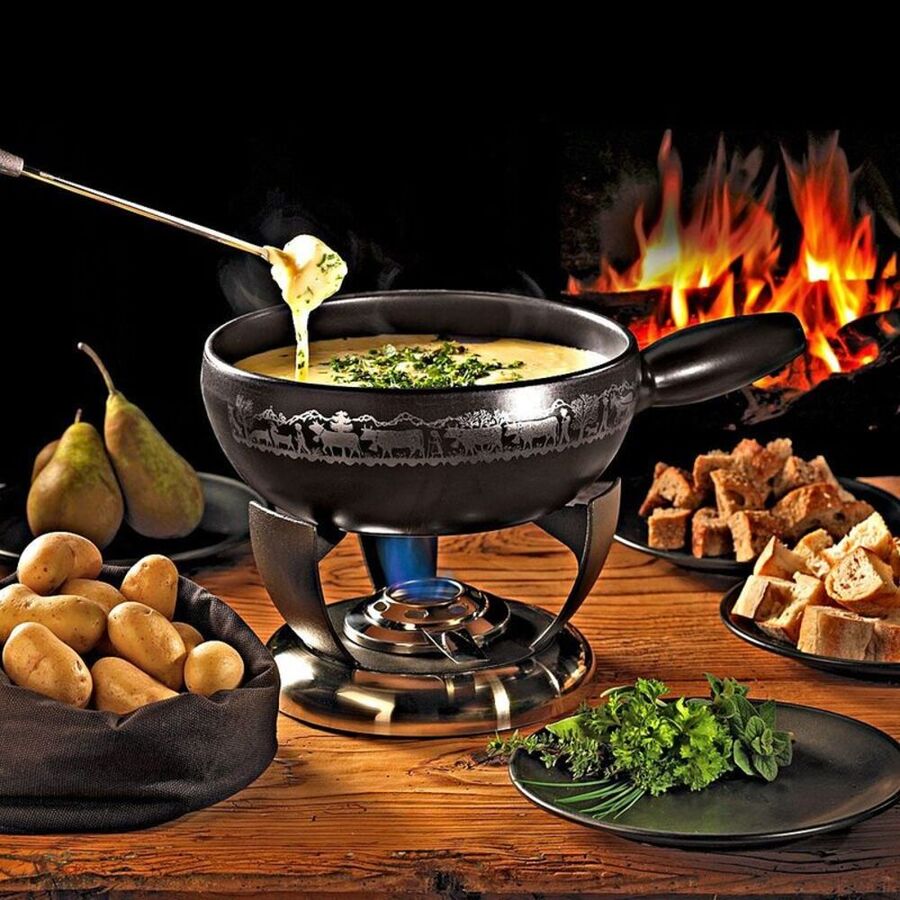 Véritable caquelon suisse pour fondue au fromage Hagen Grote GmbH