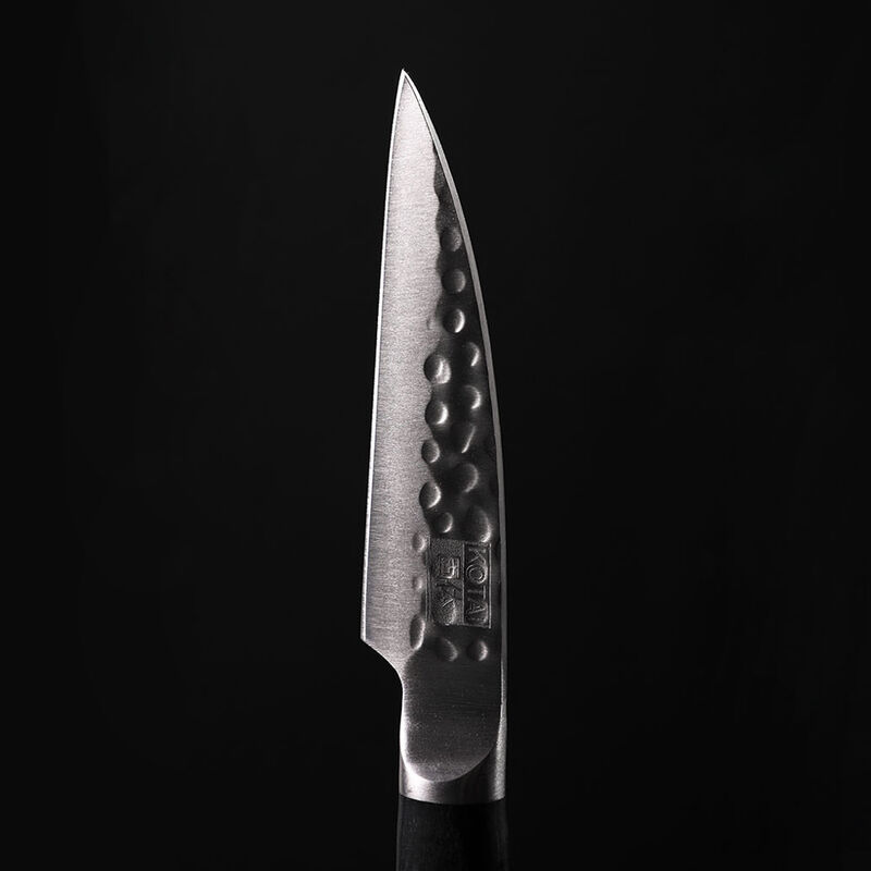  Couteau d'office japonais de précision avec lame martelée à la main pour un travail professionnel Photo 2
