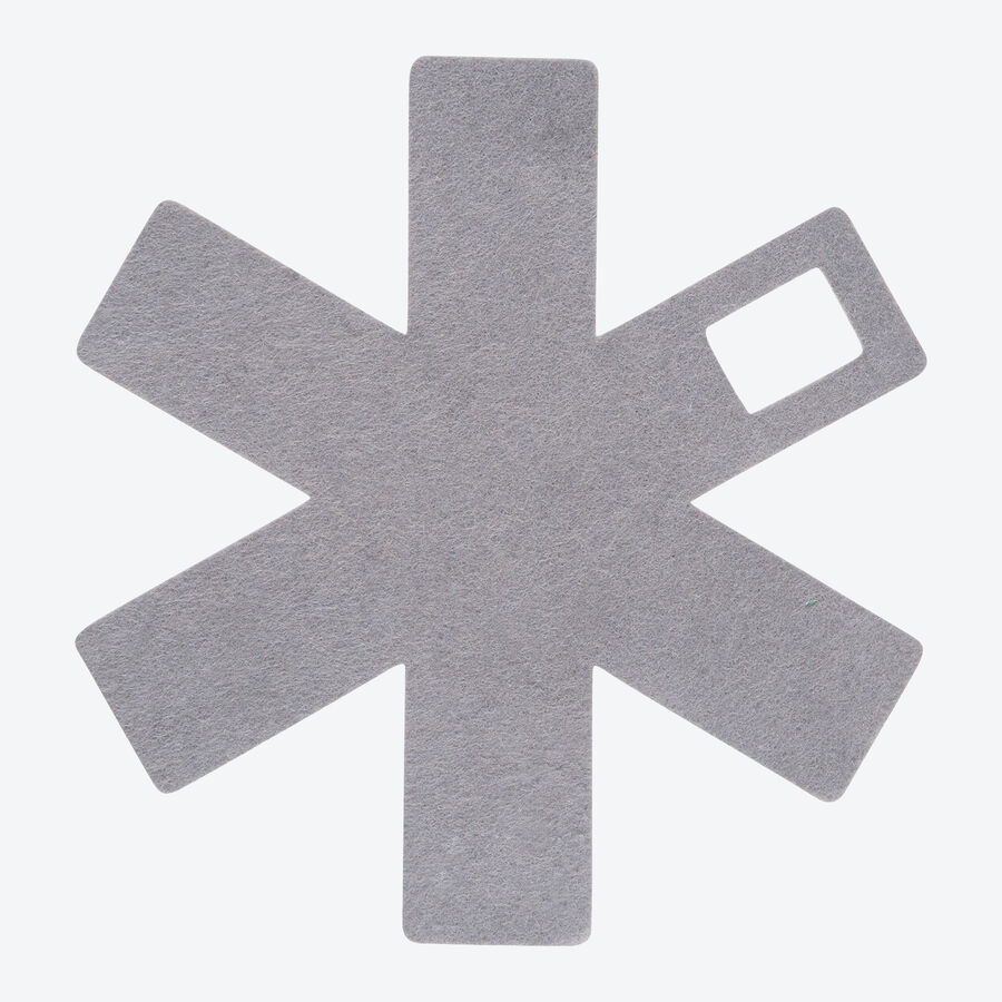 Lot De 12 Patins De Protection En Feutre Pour Casseroles Et Poêles - 4 Tailles (14,5 à 34,5 Cm) - Empilables, Lavables