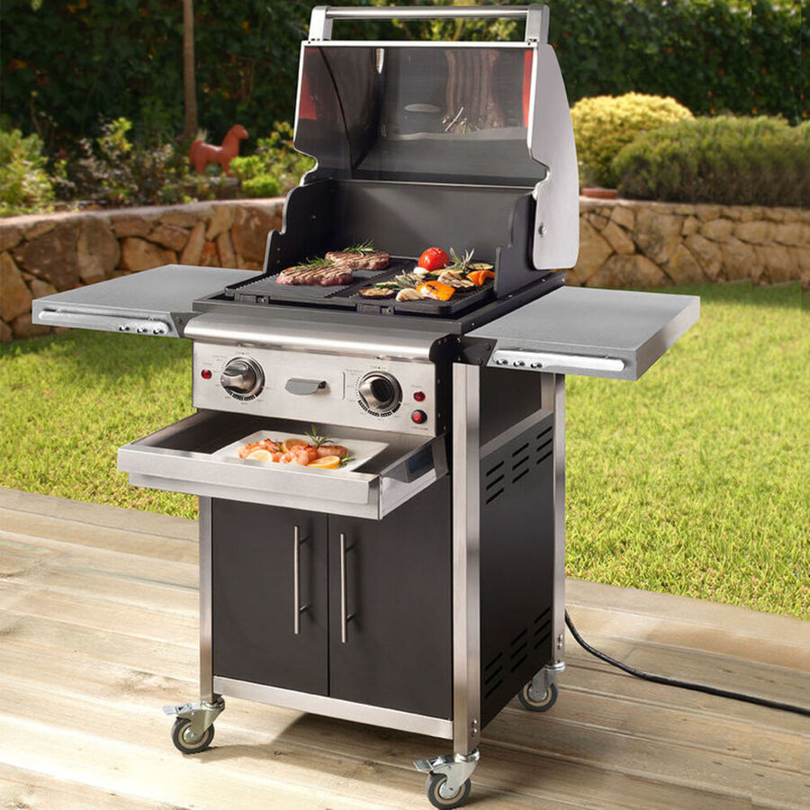 Barbecue électrique breveté avec 2 zones de température Hagen Grote GmbH