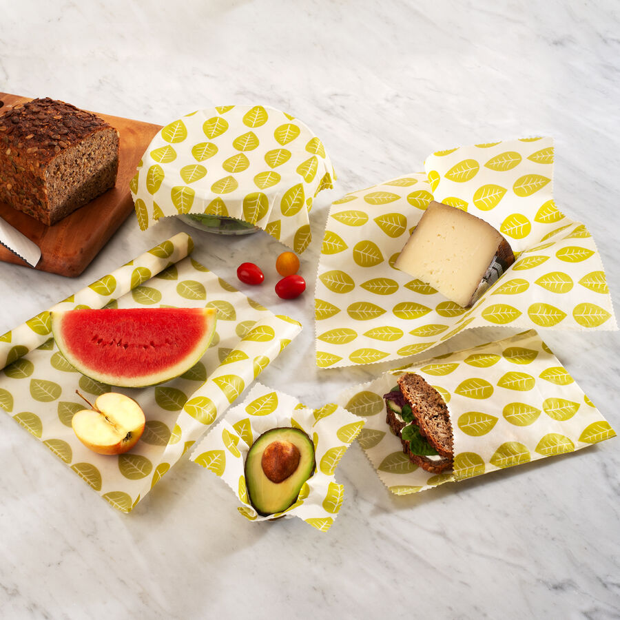 Sachets à sandwichs en tissu ciré végétalien l'alternative écologique