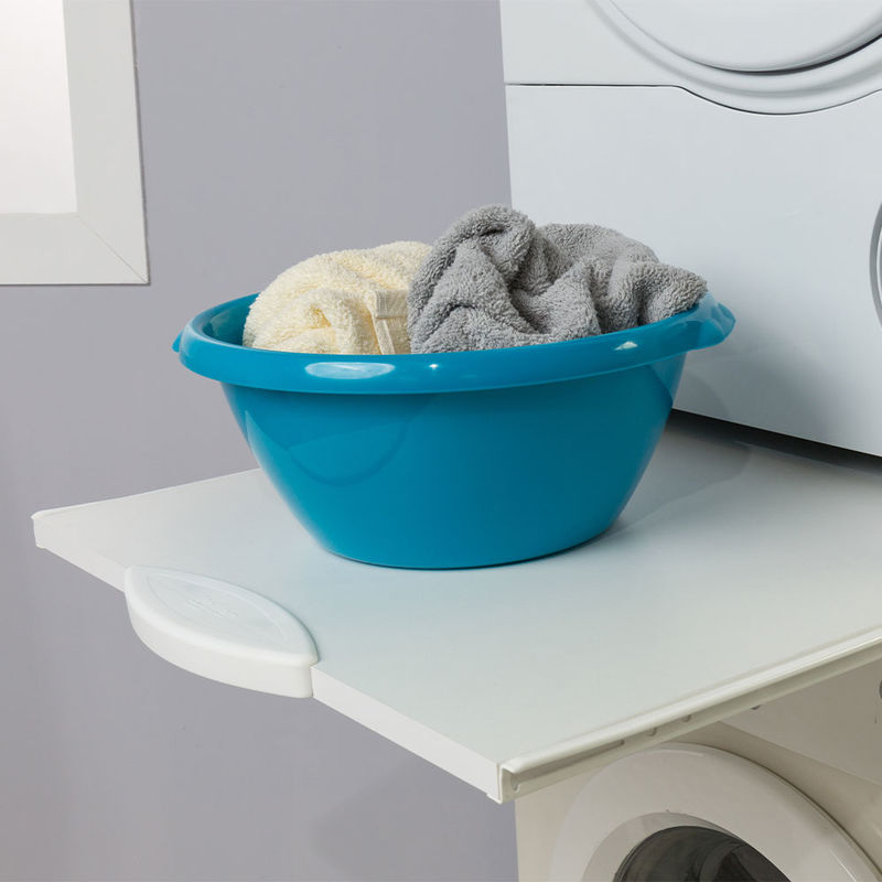 Combiner le lave-linge et le sèche-linge avec un espace de rangement supplémentaire Photo 5