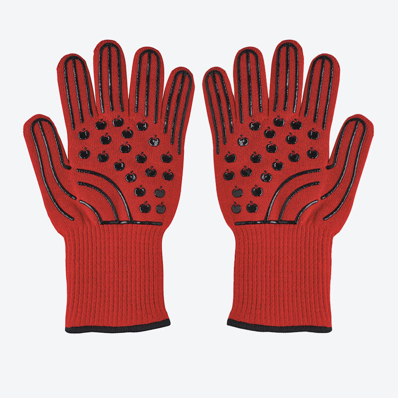 Anti-chaleur jusqu'à 500 °C : gants de protection élastiques avec profil antidérapant