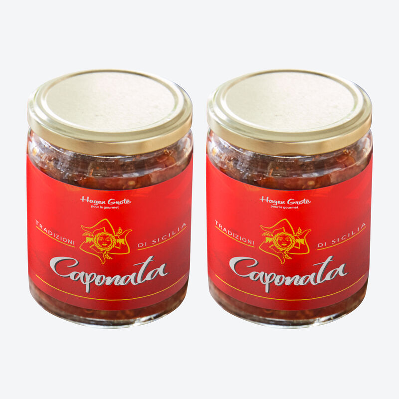 Caponata : plat sicilien traditionnel à base d'aubergine