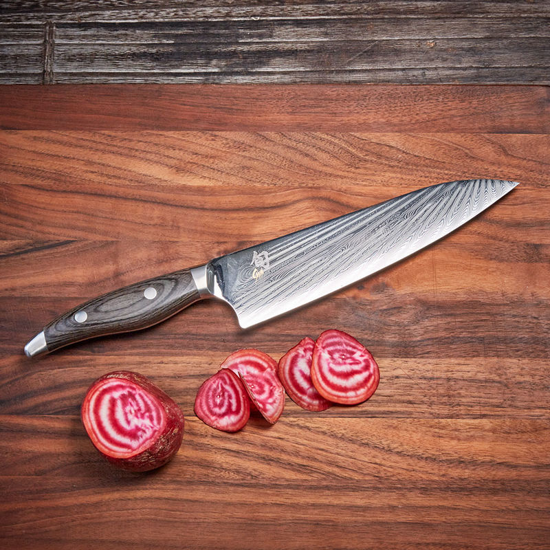 Couteau de chef - Série acier Damas Shun Nagare, chef-d'oeuvre de la coutellerie japonaise
