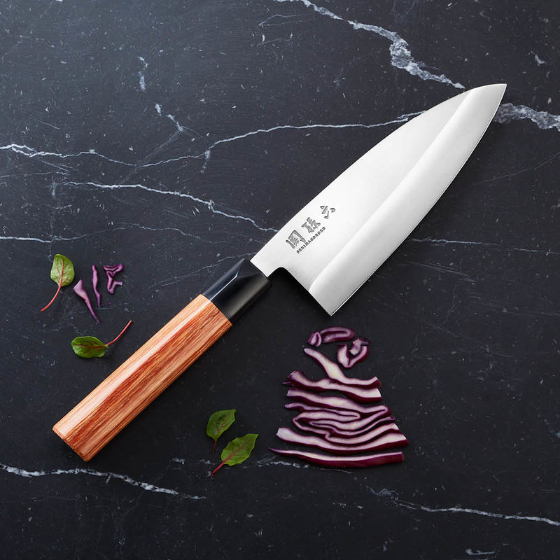 Couteau de cuisine japonais Seki Magoroku - tenue de coupe durable et excellent tranchant de lame