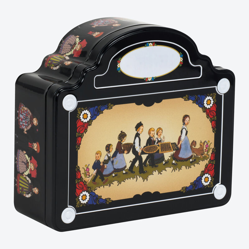 Délicieux biscuits alsaciens dans une charmante boîte décorative réutilisable