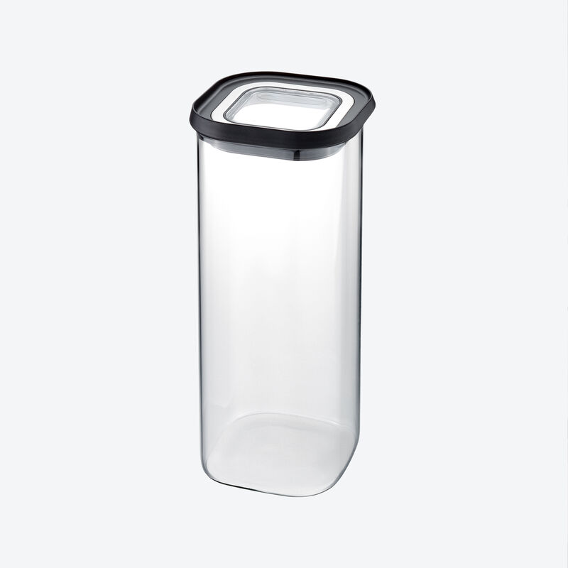 lgants bocaux de conservation en verre 0,4 l  avec couvercle transparent : stocker srement et de faon compacte