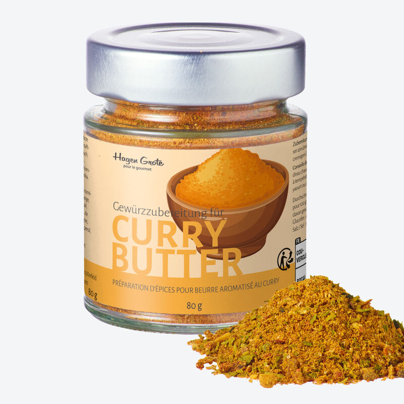 Épices pour beurre aromatisé au curry : préparer rapidement un beurre ou un dip au curry