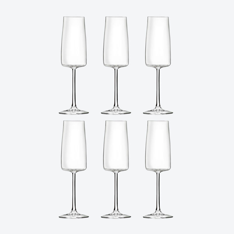 Flûtes à champagne en cristal de première qualité : le design dans sa forme la plus pure