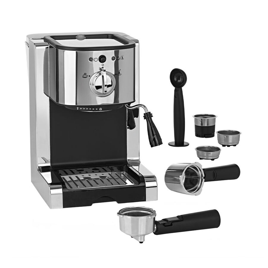 Machine à expresso 3 en 1 pour le café moulu, les dosettes et les