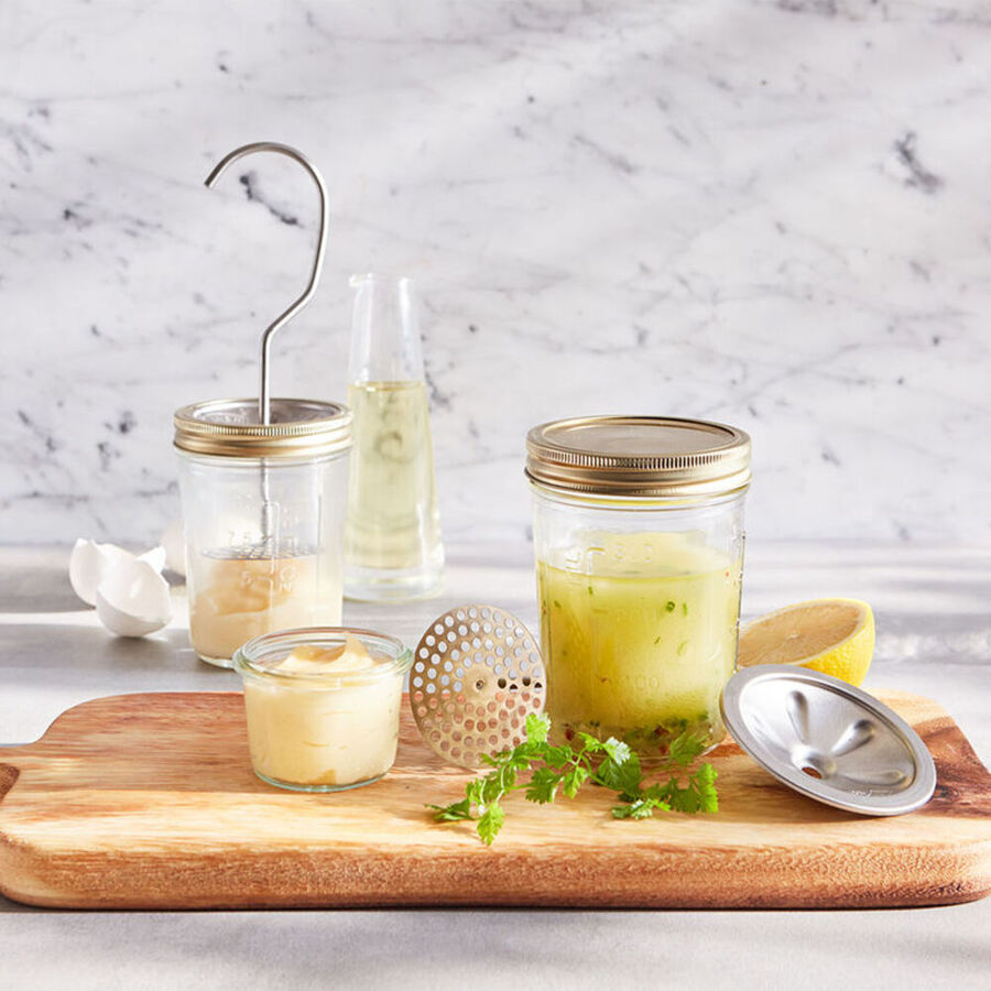 Mélangeur à vinaigrette faites votre mayonnaisemaison, préparez des