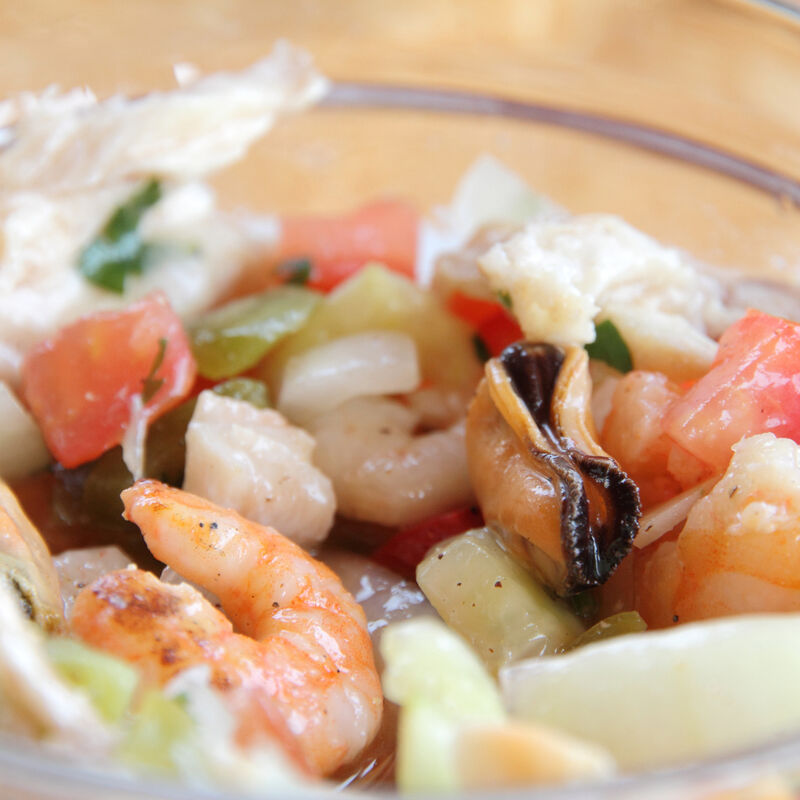 Salade de moules espagnole « salpicon de mariscos »