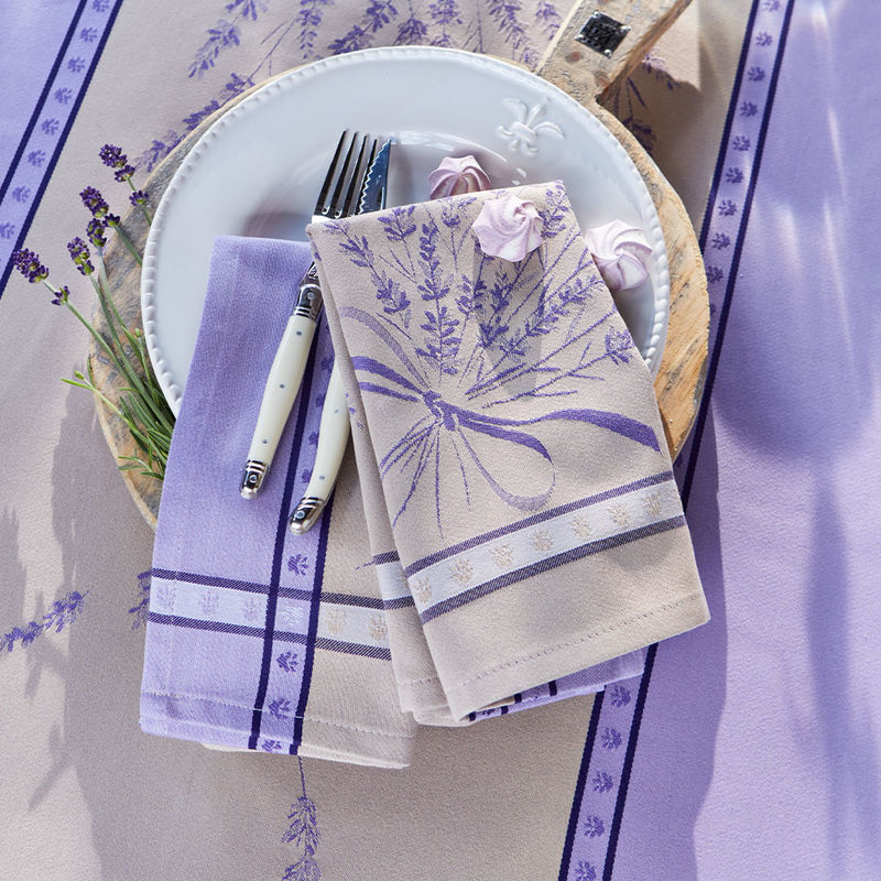 Serviettes aux couleurs traditionnelles de la Provence