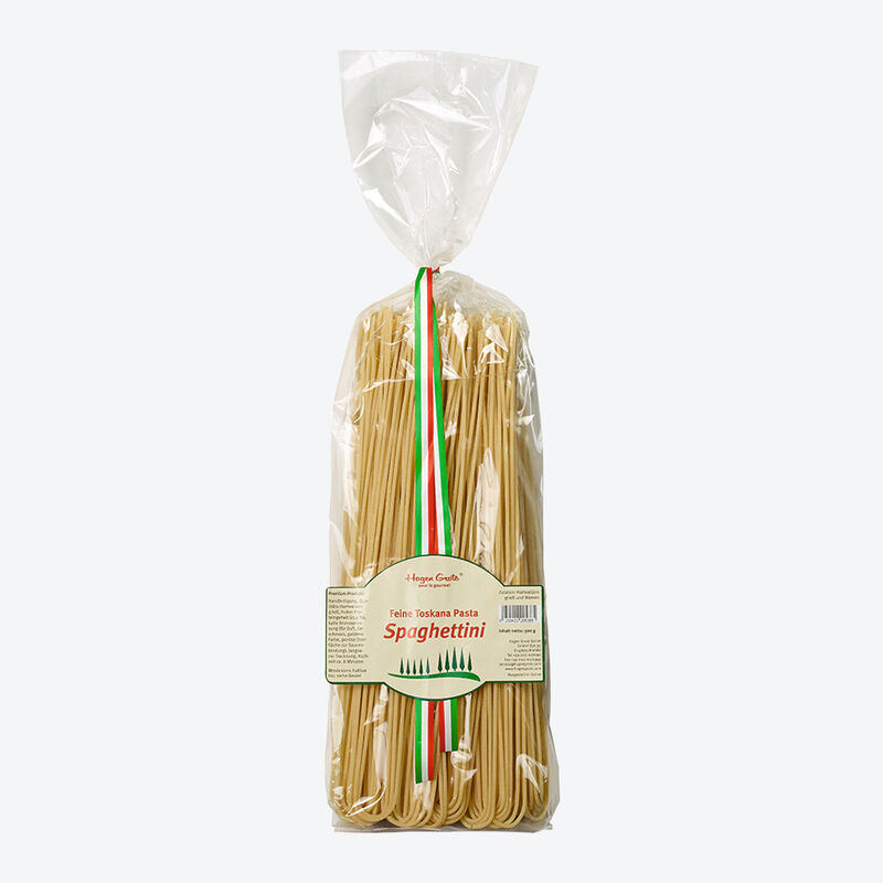 Spaghettini : pâtes Toscana, bronze, pressage au bronze