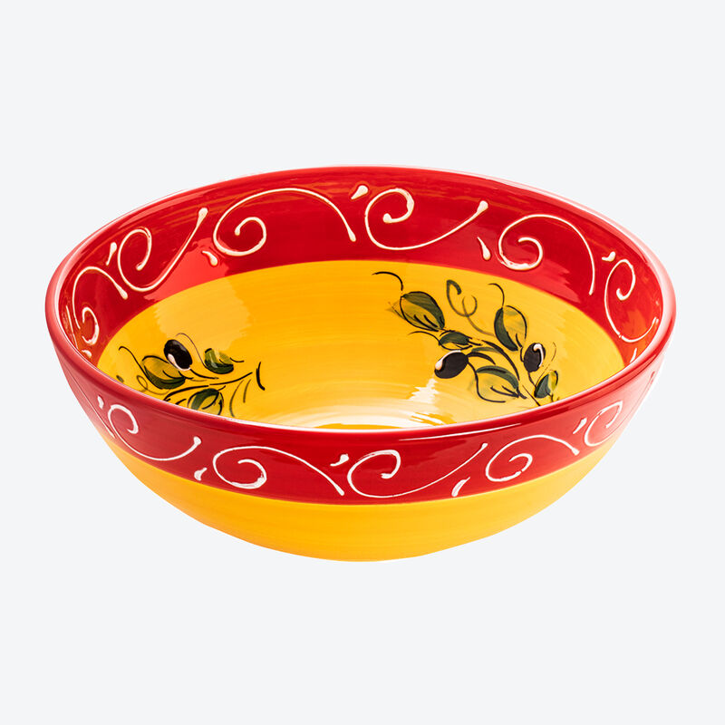 Vaisselle à tapas andalouse de Cordoue :  saladier  peint à la main
