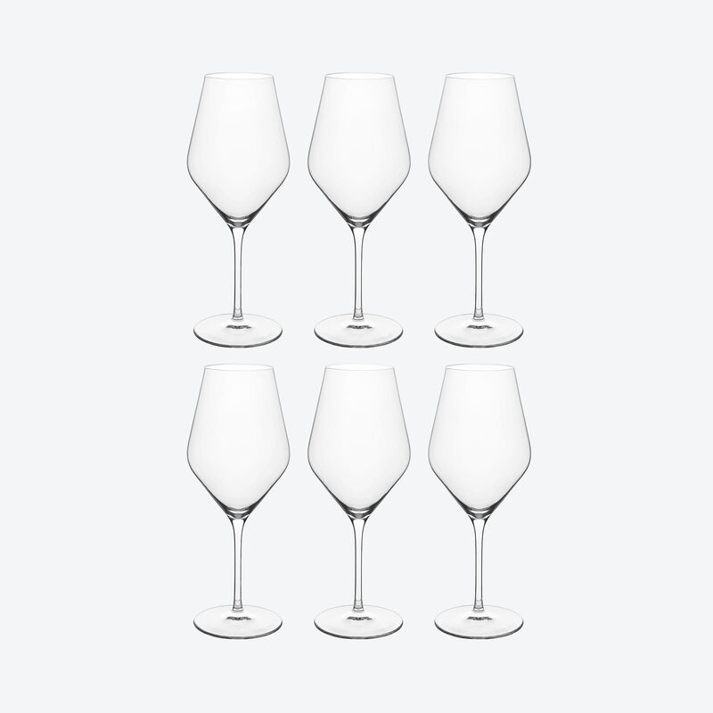 Verres à vin blanc classiques - forme parfaite et style assuré