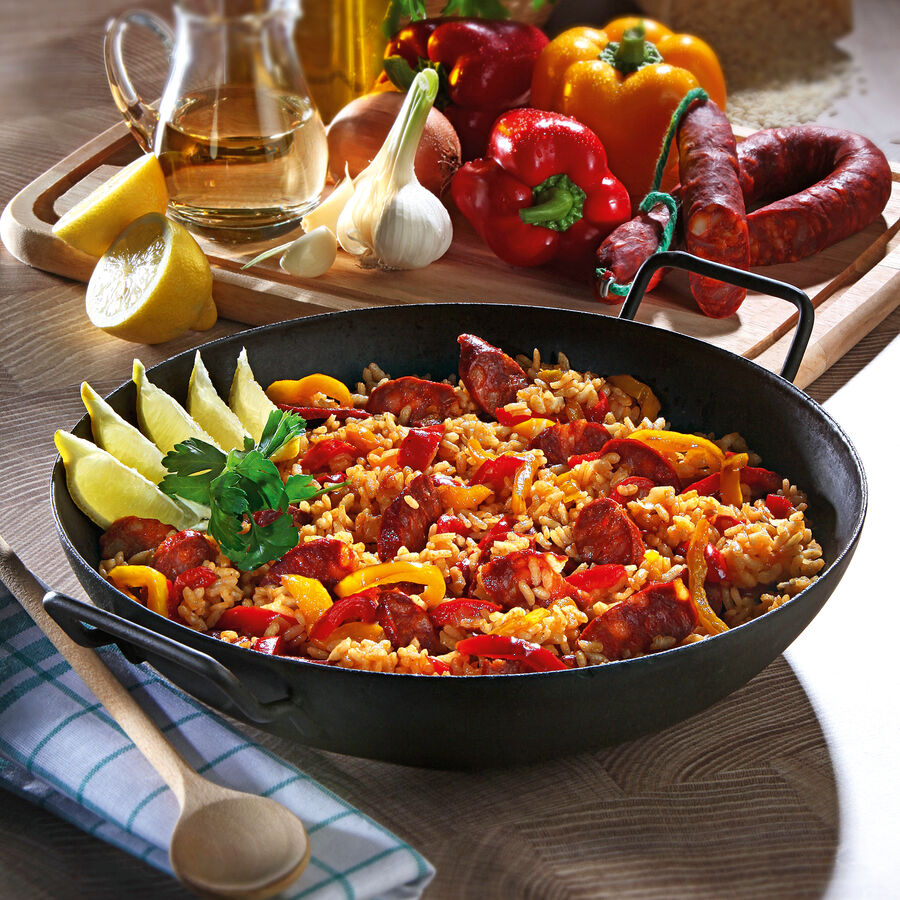 Paella au chorizo Recette Hagen Grote GmbH