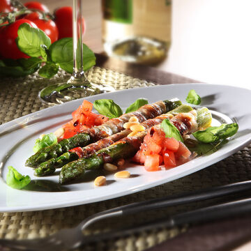 Image du produit pour 'Asperges au bacon et concasse de tomates'