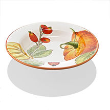 Assiettes plates en céramique de grande qualité aux décors traditionnels  siciliens - Hagen Grote GmbH