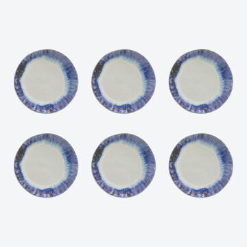 Image du produit pour 'Assiettes d�coratives en fa�ence, pour desserts et salades, d'une manufacture portugaise'