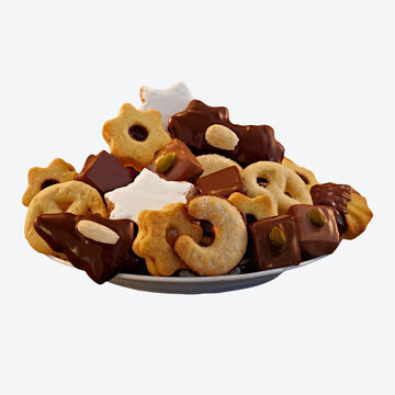 Image du produit pour 'Assortiment de biscuits de Nol pour le th : un grand plaisir offert par la tradition'