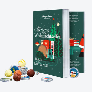 Image du produit pour 'Calendrier de l'Avent Hagen Grote - aux truffes, format livre, 245 g'