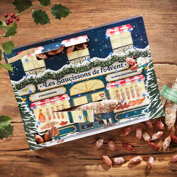 Image du produit pour 'Calendrier de l'Avent Saucisson - spcialits charcutires franaises, env. 818 g'