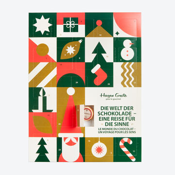 Image du produit pour 'Calendrier de l'Avent en chocolat  Le Monde du Chocolat  - 200 g'