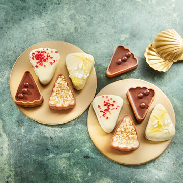 Image du produit pour 'Chocolats belges en forme de part de g�teau - 150 g, fabrication artisanale'