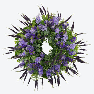 Image du produit pour 'Couronne de lavande li�e � la main'