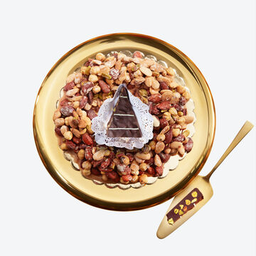 Image du produit pour 'Couronne festive aux noix et sapin pralin - 450 g'